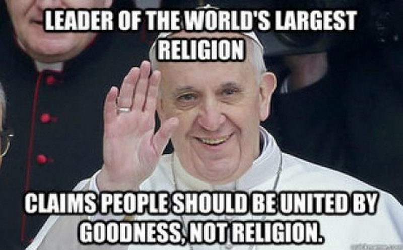 Illustration for article titled The Dopest Pope Francis Memes On The Internet